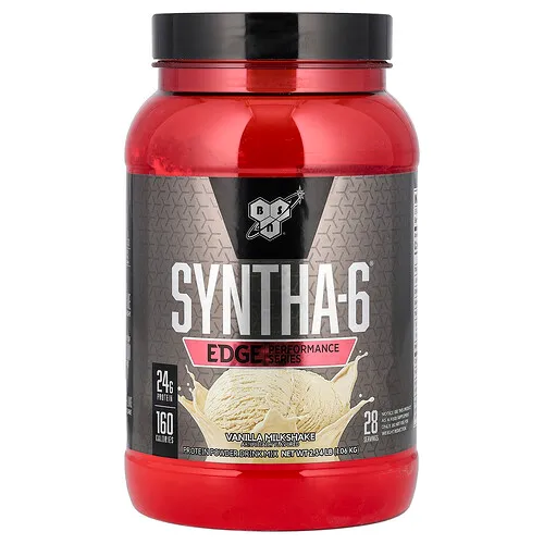 BSN, Syntha-6 Edge, Mezcla para preparar bebidas con proteína en polvo, Batido de vainilla, 1,06 kg (2,34 lb)