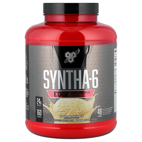 BSN, Syntha-6® Edge, Mezcla para preparar bebidas con proteína en polvo, Batido de vainilla, 1,82 kg (4,01 lb)