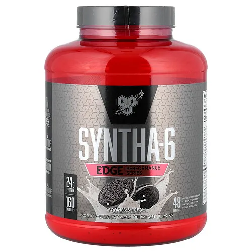BSN, Syntha-6® Edge, Mezcla para preparar bebidas con proteína en polvo, Galletas y crema, 1,92 kg (4,23 lb)