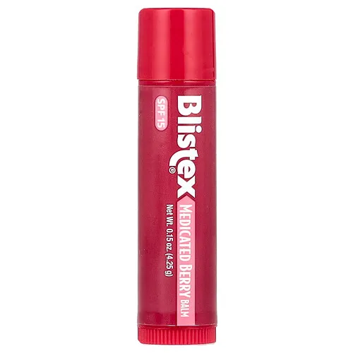 Blistex, Protector solar / protector labial medicinal, FPS 15, Baya, 4,25 g (0,15 oz)