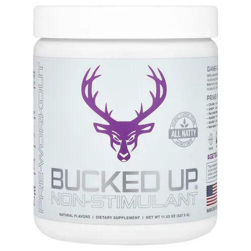 Bucked Up, Suplemento preentrenamiento, Suplemento no estimulante, Grape Gainz, 327 g (11,53 oz)