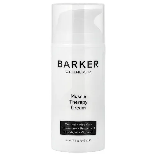 Barker Wellness Co, Crema para el tratamiento muscular, 100 ml (3,3 oz)