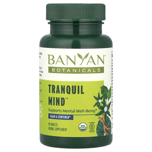 Banyan Botanicals, Tranquil Mind™, 90 comprimidos