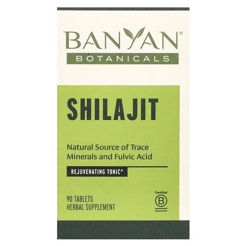 Banyan Botanicals, Shilajit, 90 comprimidos (300 mg por comprimido)