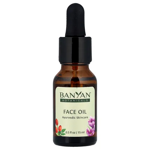 Banyan Botanicals, Aceite facial, Cuidado ayurvédico de la piel, Para todo tipo de piel, 15 ml (0,5 oz. líq.)
