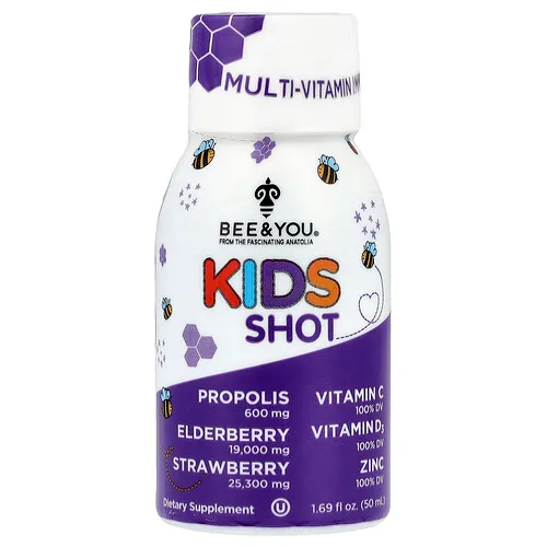 Bee & You, Shot para niños, 50 ml (1,69 oz. líq.)
