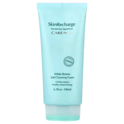 Care:Nel, Espuma de limpieza suave White Renew, 180 ml (6,1 oz. Líq.)