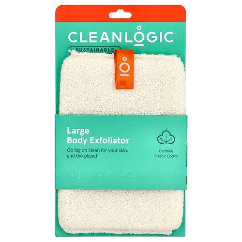 Cleanlogic, Sustentable, Exfoliante corporal voluminoso, 1 recuento
