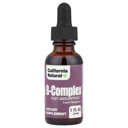 California Natural, Complejo B, Frambuesa, 30 ml (1 oz)