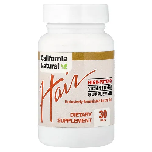 California Natural, Cabello, 30 comprimidos