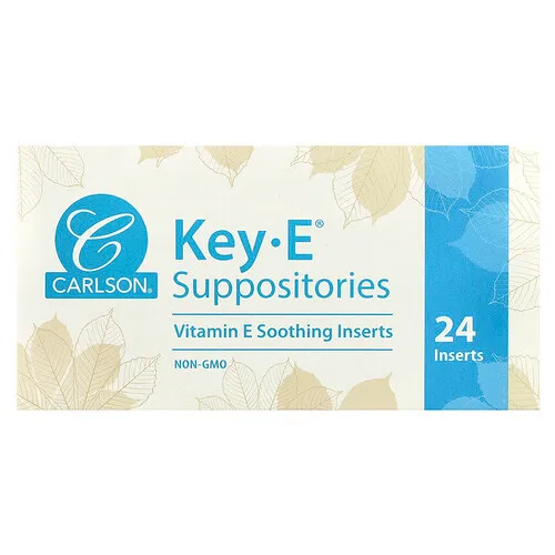 Carlson, Supositorios y óvulos Key-E®, 24 unidades