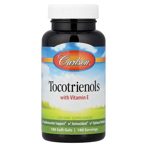 Carlson, Tocotrienoles con vitamina E, 180 cápsulas blandas