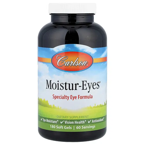 Carlson, Moistur-Eyes®, 180 cápsulas blandas