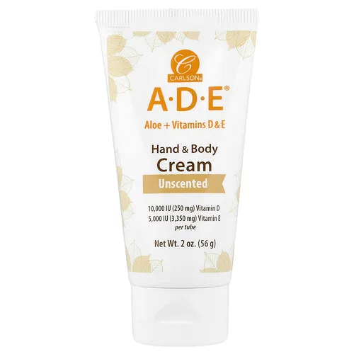 Carlson, ADE®, Crema para manos y cuerpo, Sin fragancia, 56 g (2 oz)