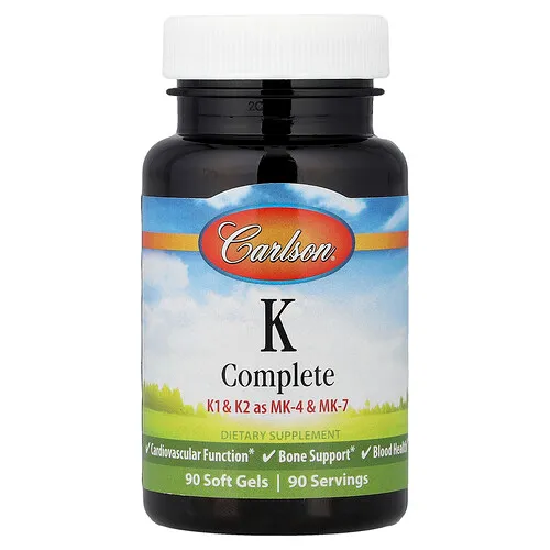 Carlson, K-Complete, 90 cápsulas de gel