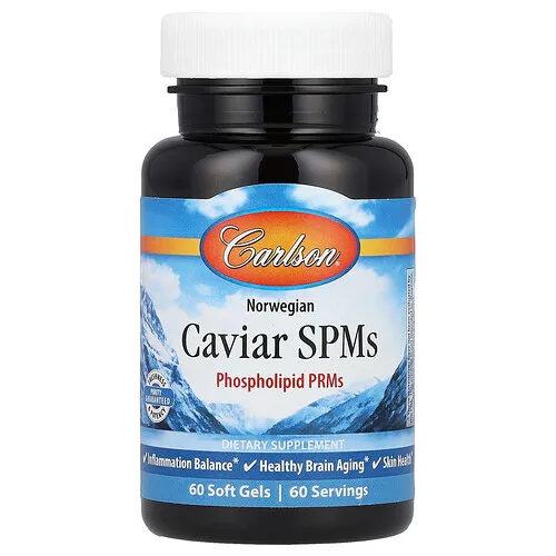 Carlson, Caviar SPM, 60 cápsulas blandas
