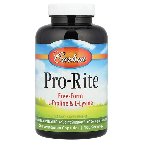 Carlson, Pro-Rite, 200 cápsulas vegetales