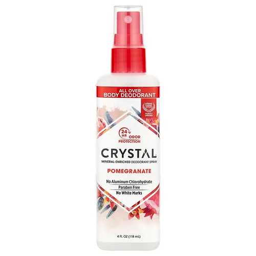 CRYSTAL, Desodorante mineral en spray, Granada, 118 ml (4 oz. Líq.)