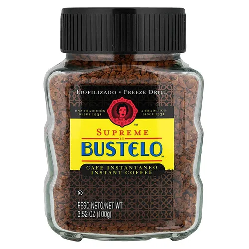 Café Bustelo, Café instantáneo liofilizado Supreme by Bustelo™, 100 g (3,52 oz)