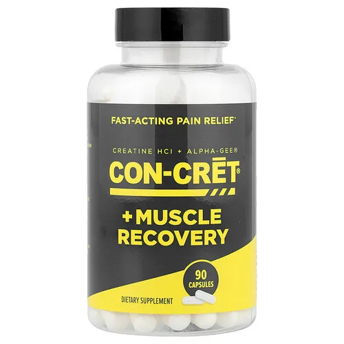 Con-Cret, Clorhidrato de creatina y Alpha Gee®, 90 cápsulas