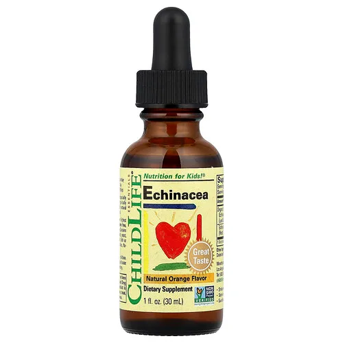 ChildLife Essentials, Essentials, Equinácea, Sabor natural a naranja, 30 ml (1 oz. líq.)