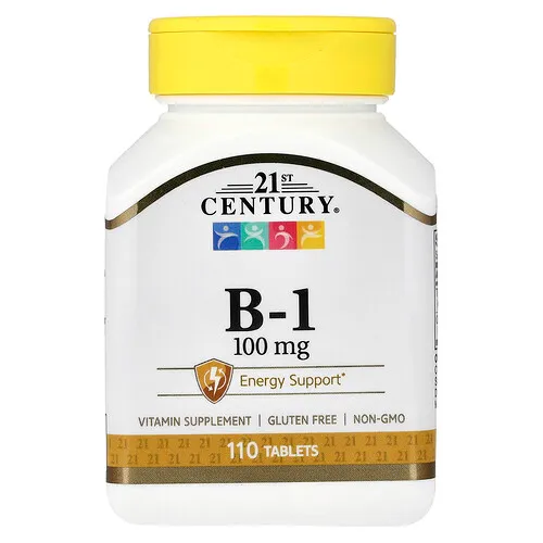 21st Century, Vitamina B1, 110 comprimidos