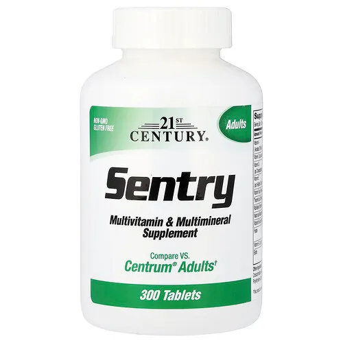 21st Century, Sentry, Suplemento multivitamínico y multimineral para adultos, 300 comprimidos