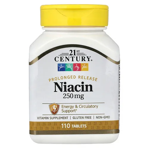 21st Century, Niacina de liberación prolongada, 110 comprimidos