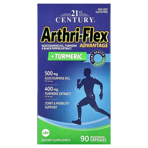 21st Century, Arthri-Flex Advantage + cúrcuma`` 90 cápsulas vegetales