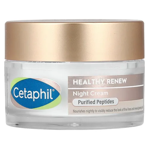 Cetaphil, Healthy Renew, Crema para la noche, Sin fragancia, 48 g (1,7 oz)