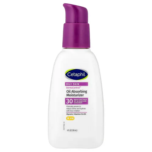 Cetaphil, Derma Control™, Humectante que absorbe grasa, FPS 30, 118 ml (4 oz. líq.)
