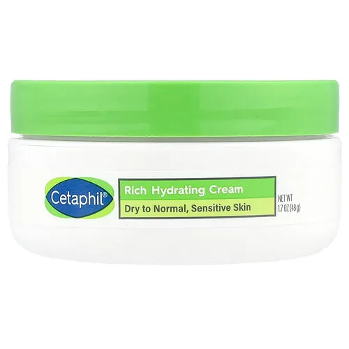Cetaphil, Crema de hidratación intensa con ácido hialurónico, 48 g (1,7 oz)