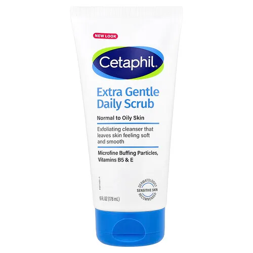 Cetaphil, Exfoliante diario extrasuave, Piel normal a grasa, 178 ml (6 oz. líq.)