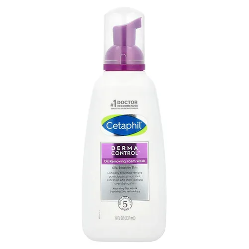 Cetaphil, Derma Control™, Espuma de limpieza para eliminar la grasa, 237 ml (8 oz. líq.)