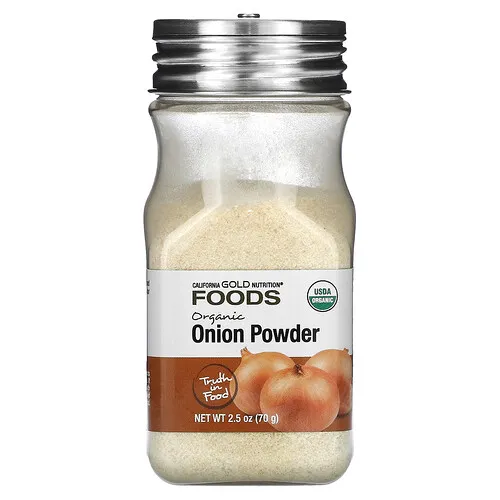 California Gold Nutrition, Foods, Cebolla orgánica en polvo, 70 g (2,5 oz)