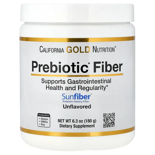 California Gold Nutrition, Fibra prebiótica, 180 g (6,3 oz)