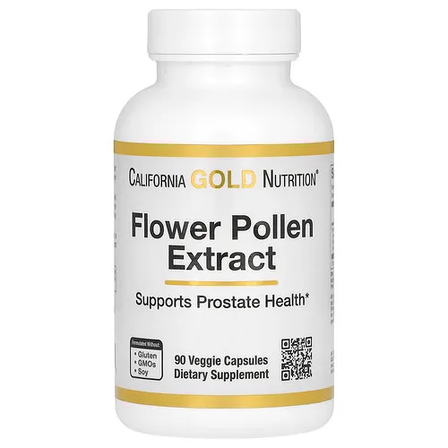 California Gold Nutrition, Mezcla de extractos de polen de flor, 90 cápsulas vegetales