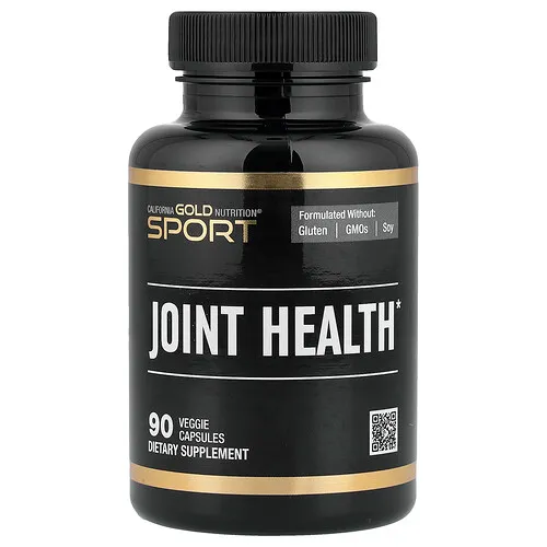 California Gold Nutrition, Sport, Suplemento para favorecer la salud de las articulaciones con MSM, clorhidrato de glucosamina, sulfato de condroitina, cúrcuma y Boswellia, 90 cápsulas vegetales