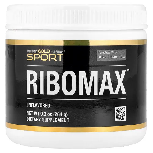 California Gold Nutrition, Sport, RiboMax, Sin sabor, 264 g (9,3 oz)