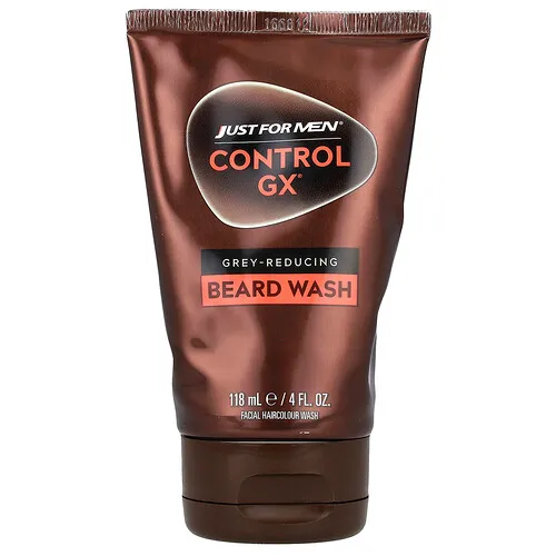 Just for Men, Control GX®, Jabón líquido para la barba reductor de canas, 118 ml (4 oz. líq.)