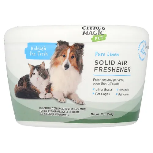 Citrus Magic, Aromatizador de ambiente sólido, Lino puro, 20 oz (566 g)
