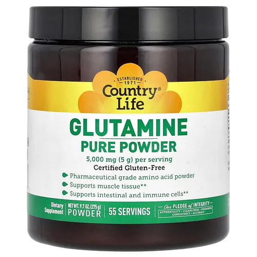 Country Life, Glutamina pura en polvo, 275 g (9,7 oz)