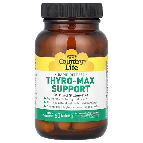 Country Life, Thyro-Max Support, 60 Cápsulas