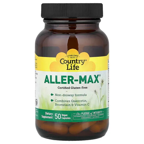 Country Life, Aller-Max®, 50 cápsulas veganas