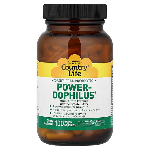 Country Life, Power-Dophilus®, 100 cápsulas veganas