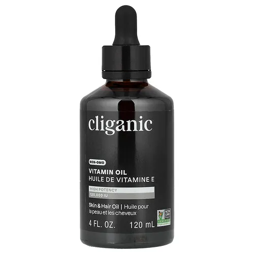 Cliganic, Aceite de vitamina E, 120 ml (4 oz. líq.)