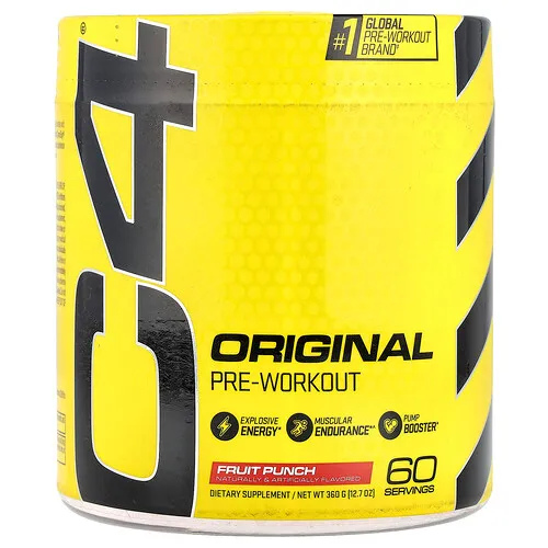 C4 / Cellucor, C4® Original, Preentrenamiento, Ponche de frutas, 360 g (12,7 oz)