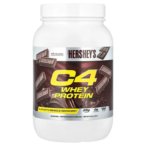 C4 / Cellucor, C4® Whey Protein, Chocolate con leche de Hershey's, 1,01 kg (2,22 lb)