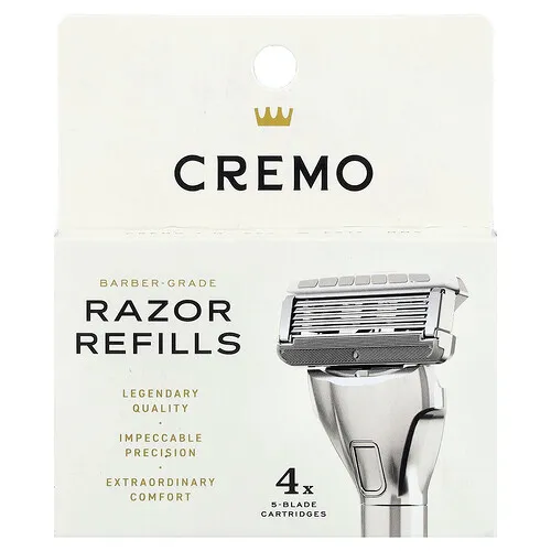 Cremo, Repuestos para maquinillas de afeitar, Cartuchos, 4 cartuchos