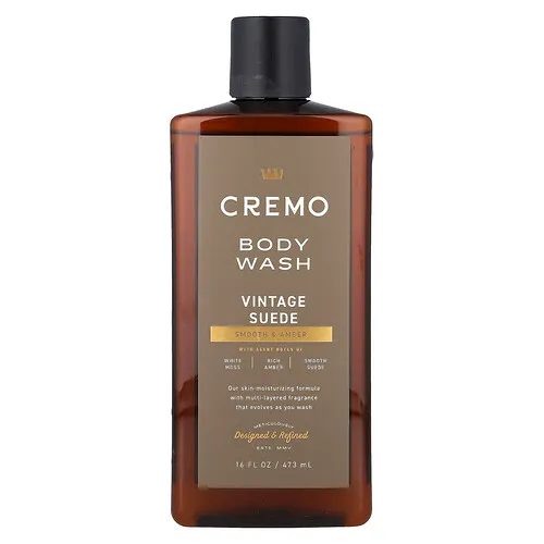 Cremo, Jabón líquido para el cuerpo, Gamuza vintage, 473 ml (16 oz. líq.)